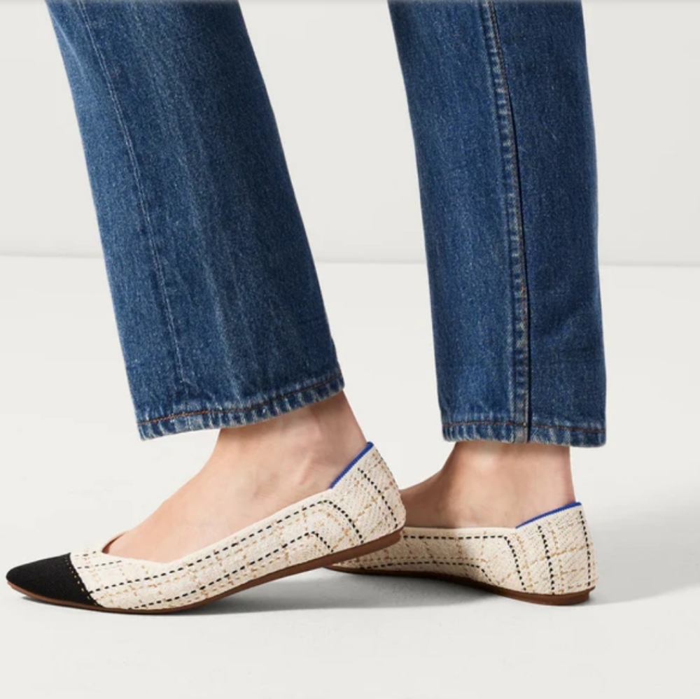 COPY - Rothy's - The Point collection. Moonlight Tweed shoes.